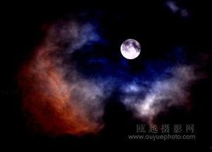 彩云追月的图片,梦幻星空下的浪漫画卷